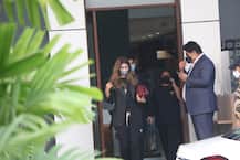 PICS: Big B's Granddaughter Navya Naveli Spotted With Jaya Bachchan, Mother Shweta & Brother Agastya At Airport