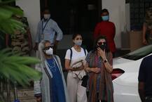 PICS: Big B's Granddaughter Navya Naveli Spotted With Jaya Bachchan, Mother Shweta & Brother Agastya At Airport