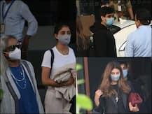 PICS: Big B's Granddaughter Navya Naveli Spotted With Jaya Bachchan, Mother Shweta & Brother Agastya At Airport