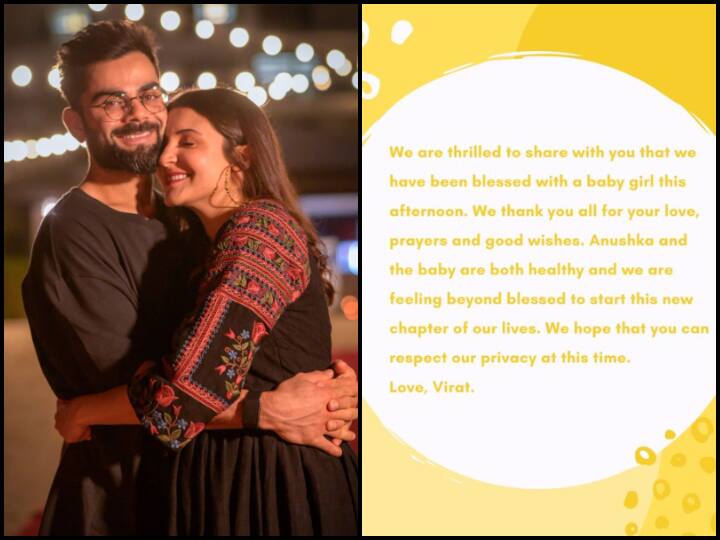 Anushka Sharma, Virat Kohli Welcome Baby Girl; Wishes Pour In For Young Parents Anushka Sharma, Virat Kohli Welcome Baby Girl; Wishes Pour In For Young Parents