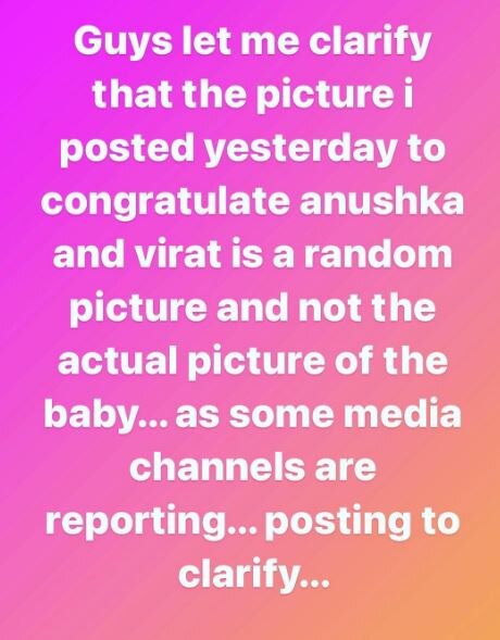 Virat Kohli's Brother Vikas Kohli's Clarification On Sharing Virushka's Baby Girl Photo