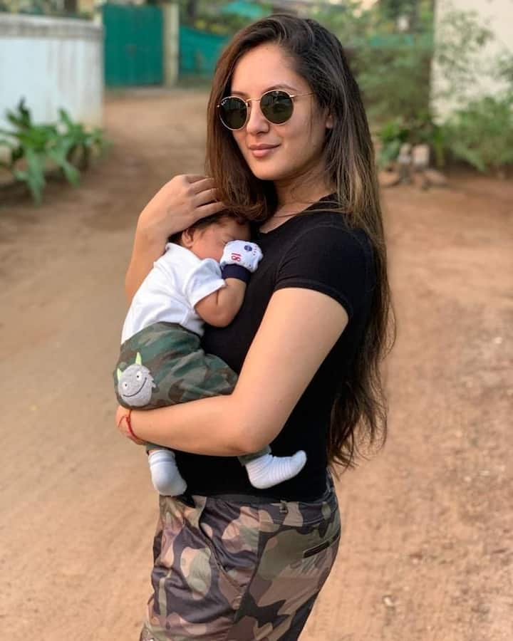 Last month, the Bengali beauty shared an adorable photo with her baby boy along with the caption,
