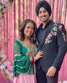 PICS: Neha Kakkar & Rohanpreet Singh Celebrate FIRST Lohri After Wedding; Singer Drops Cute Comment On Hubby's Post