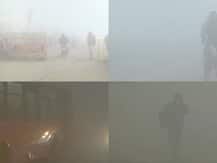 IN PICS| Dense Fog Envelopes Delhi And National Capital Region, Temperature To Dip Further