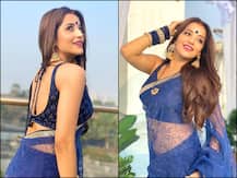 Antara Biswas Saree Photos: Namak Issk Ka's Iravati Aka Monalisa Looks Ravishing In Traditional Avatar