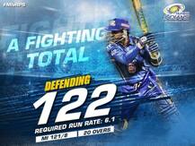 IPL 9: हरभजन सिंह की धमाकेदार पारी की बदौलत मुंबई ने पुणे के सामने रखा 122 रनों का लक्ष्य!