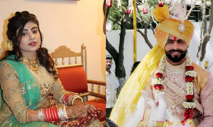 इस 27 वर्षीय आलराउंडर ने ‘शेरवानी’ और ‘काठियावड़ी साफा’ पहन रखा था और वह घोड़े पर सवार थे. उनके पास तलवार भी थी. 