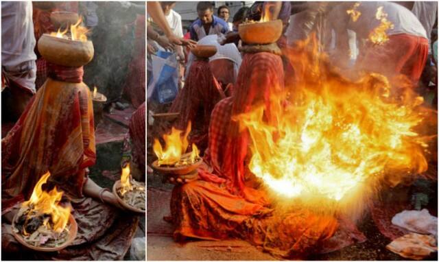 आपको बता दें कि चैत्र नवरात्र में होने वाली ये एक धार्मिक परंपरा है.