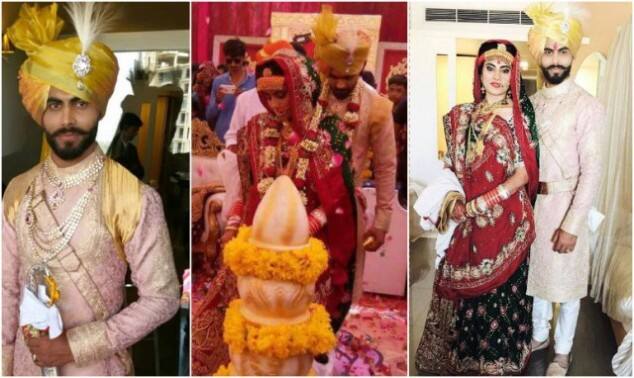 रविवार को रिवा और जडेजा कुछ इस अंदाज में एक-दूजे के हो गए.