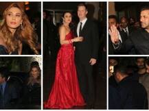 PICS: प्रीति जिंटा की रिसेप्शन पार्टी में ग्रर्लफ्रेंड के साथ पहुंचे सलमान