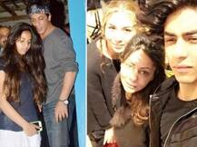 आर्यन के साथ गौरी ने की शॉपिंग, तो सुहाना को डिनर पर ले गए शाहरूख