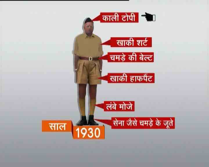 इसमें सबसे पहला बदलाव 1930 में हुआ था जब टोपी खाकी से काली हो गयी थी.