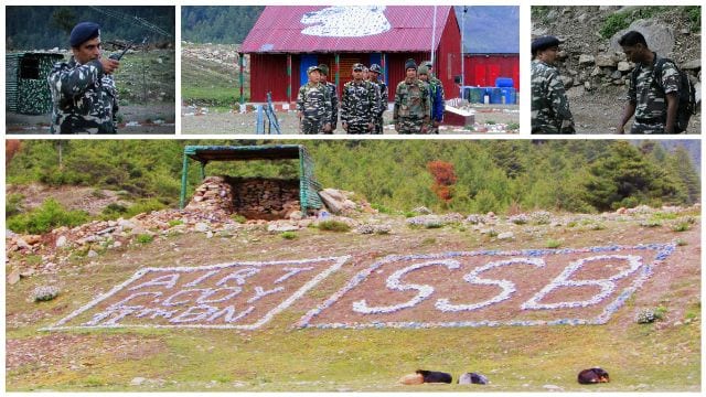 सशस्त्र सीमा बल (SSB) और इंडो-तिब्बत बॉर्डर पुलिस (ITBP) के जवान यात्रियों और गांव के लोगों की मदद के लिए हमेशा तत्पर रहते हैं. (सभी फोटो- अभिषेक कुमार)