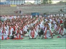 देश के अलग-अलग हिस्सों से योग दिवस की कुछ तस्वीरें