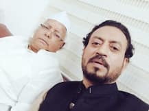 लालू यादव के साथ इरफान की 'बवाल' सेल्फी, देखिए