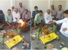 यूपी: मुलायम की धमकी का 1 साल पूरा होने पर अमिताभ ठाकुर ने किया बुद्धि-शुद्धि हवन