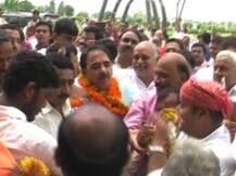 मंत्री बनने के बाद पहली बार बनारस पहुंचे महेंद्र पांडे ने कहा, 'आज सिर्फ शुभ-शुभ पूछिए'