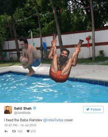 मैग्ज़ीन के कवर पर दिखे बाबा रामदेव का ट्विटर पर जमकर बना मज़ाक!