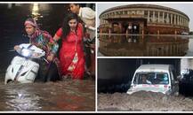 संसद से सड़क तक की वो सात तस्वीरें जो दिखाती हैं देशभर में बारिश का असर!