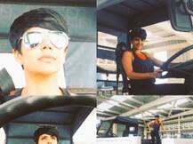 टीवी सीरीज के लिए मंदिरा बेदी चलाएंगी ट्रक, तस्वीरें सोशल मीडिया पर शेयर की