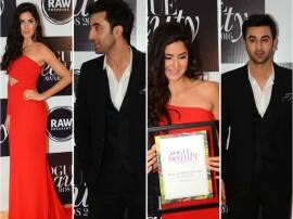 How Ranbir Kapoor Katrina Kaif Avoided Each Other At A Bollywood Award Nite अवॉर्ड समारोह में फिर एक दूसरे को रणबीर-कैटरीना ने किया नजरअंदाज, देखें Pics