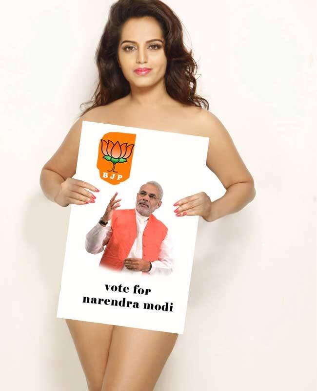 मेघना पटेल एक मॉडल और अभिनेत्री हैं. उन्होंने नरेंद्र मोदी को 2014 में प्रधानमंत्री बनाने के लिए बीजेपी के प्रतीकों के साथ टॉपलेस फोटोशूट कराया था.