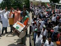 IN PICS: सोनिया गांधी के वाराणसी आगमन पर झूम उठें कांग्रेसी कार्यकर्ता