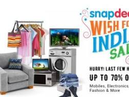 चल रही है स्नैपडील की ‘विश फॉर इंडिया’ सेल, जानिए क्या है आपके लिए खास