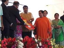 मथुरा से हुआ नमामि गंगे परियोजना का शुभारंभ, कई बड़े नेता रहे मौजूद