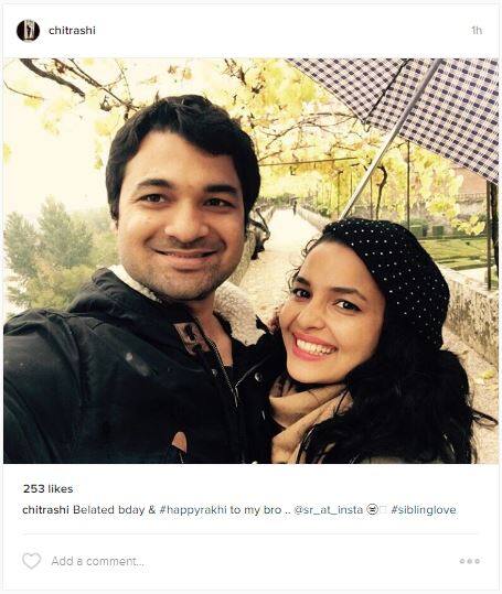 अपने भाई संग चकदे फेम चित्राशी.