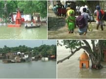 यूपी: पूर्वाचल में बाढ़ से सैकड़ों गांव प्रभावित, हजारों लोग बेघर
