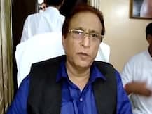 नीली कमीज में नज़र आए आजम खां, समाजवादी पार्टी को डूबता जहाज कहा