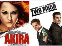फिल्मी फ्राइडे: आज रिलीज होगी 'अकीरा' और 'ये तो टू मच हो गया'