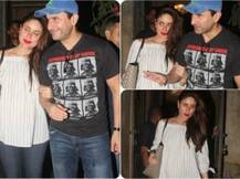 'बेबी बंप' के साथ नज़र आईं करीना, उखड़े-उखड़े से नज़र आए सैफ!