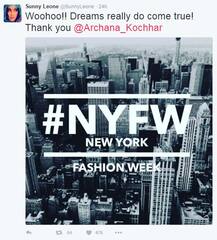 सपना पूरा करने वापस न्यूयॉर्क चलीं सनी लियोनी