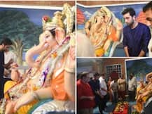 रणबीर सहित पूरे कपूर परिवार ने किया बप्पा का स्वागत, देखें Pics