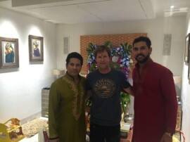 See How Players Celebrated Their Ganesh Chaturthi After Bollywood बॉलीवुड ही नहीं खिलाड़ियों के घर भी बप्पा ने दी दस्तक