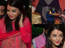 IN PICS: सबसे धनी गणपति के बाद ऐश-अभि ने फिर किया भगवान गणेश का दर्शन!