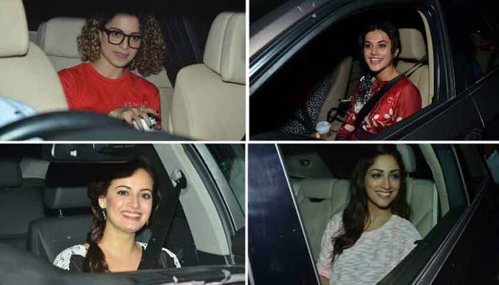  'पिंक' की स्क्रीनिंग में पहुंची कंगना, यामी, अंकिता सहित कई बड़ी अभिनेत्रियां, देखें Pics