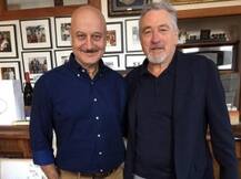 अनुपम खेर ने की हॉलीवुड स्टार राबर्ट डी नीरो से मुलाकात