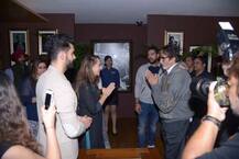 पिंक की स्क्रीनिंग में हेजल के साथ पहुंचे युवराज सिंह, देखें तस्वीरें