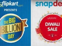 दीवाली पर स्नैपडील, फ्लिपकार्ट आमने-सामने, 2 अक्तूबर से दोनों की त्यौहारी सेल