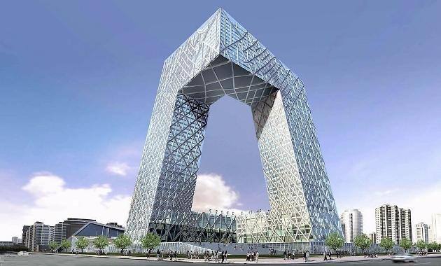 चाइना के बीजिंग में स्तिथ CCTV headquarters डच आर्किटेक्चल का नमूना है. यह इमारत देखने में खंभे जैसी दिखाई देती है.