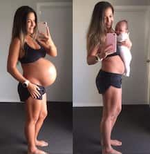 प्रेग्नेंसी और प्रग्नेंसी के बाद ऐसा फोटोशूट यकीनन आपने नहीं देखा होगा! 