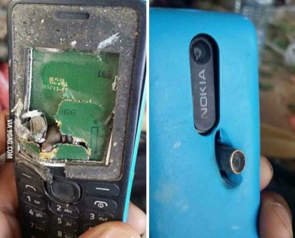 नोकिया के इस फोन का कमाल, बुलेट रोककर बचाई जान!