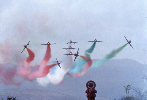 वायुसेना के 84वें स्थापना दिवस पर पहुंचे ग्रुप कैप्टन सचिन तेंदुलकर