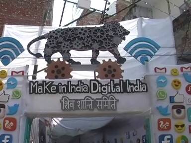 वाराणसी: उरी अटैक के चलते देशभक्ति के रंग में रंगी दुर्गा पूजा!