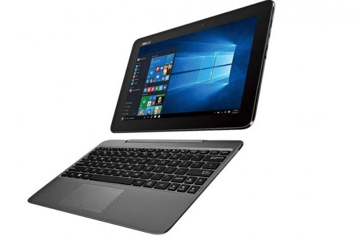 Asus T100HA-FU006T कीमत- 22000 डिस्प्ले: 10.1 इंच प्रोसेसर: 2.24GHz Intel Atom X5-Z8500 quad-core RAM: 2GB 