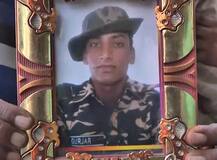 SSB के काफिले पर हमले के दौरान शहीद हुए जवान घनश्याम को दी गई श्रद्धांजलि