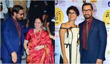 MAMI: रेड कार्पेट पर मां संग पहुंचे आमिर खान, देखें तस्वीरें